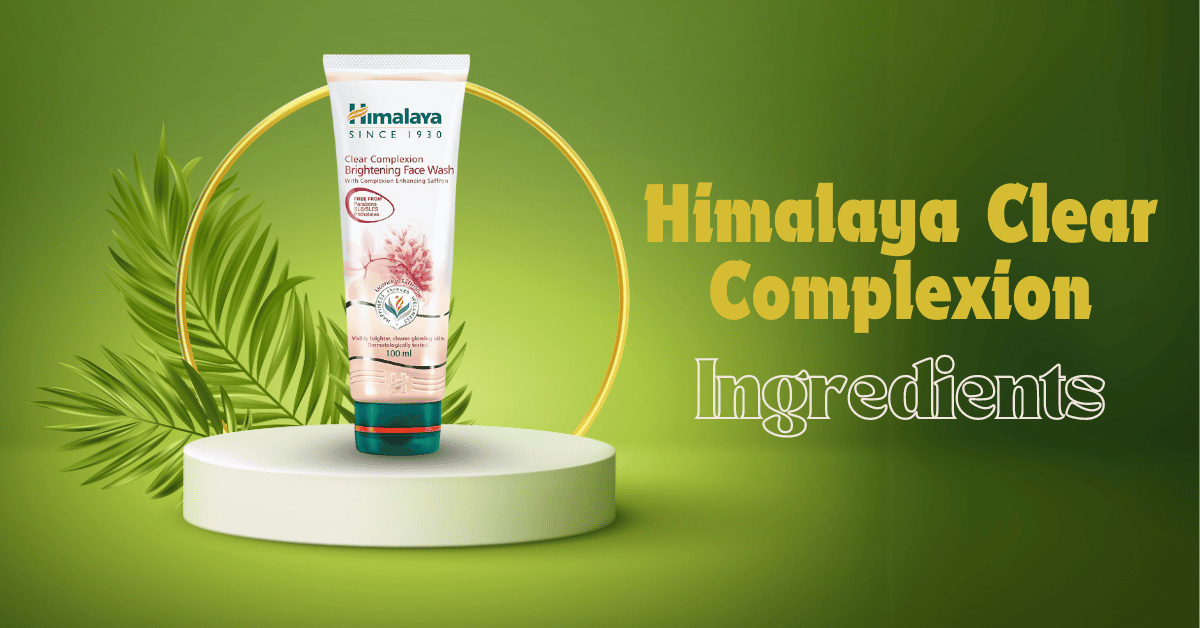 Himalaya Clear Complexion Whitening Face Wash Ingredients