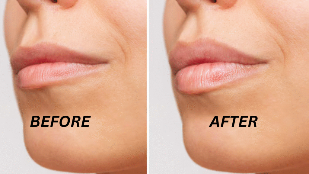 Lip Filler Before and After
