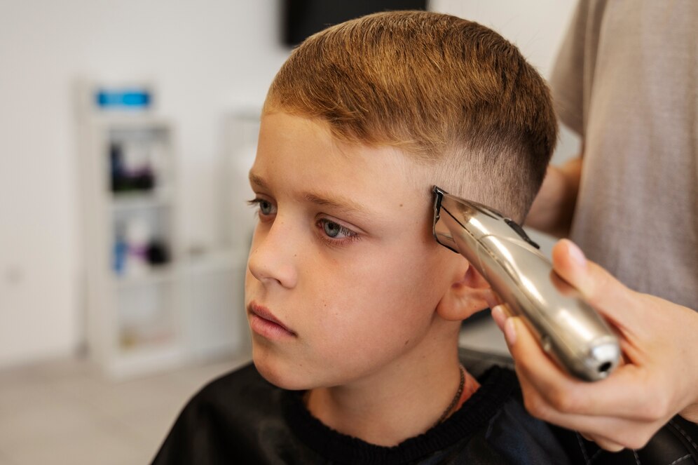 Bleached Mid-skin Fade