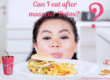 Can I eat after masseter Botox?