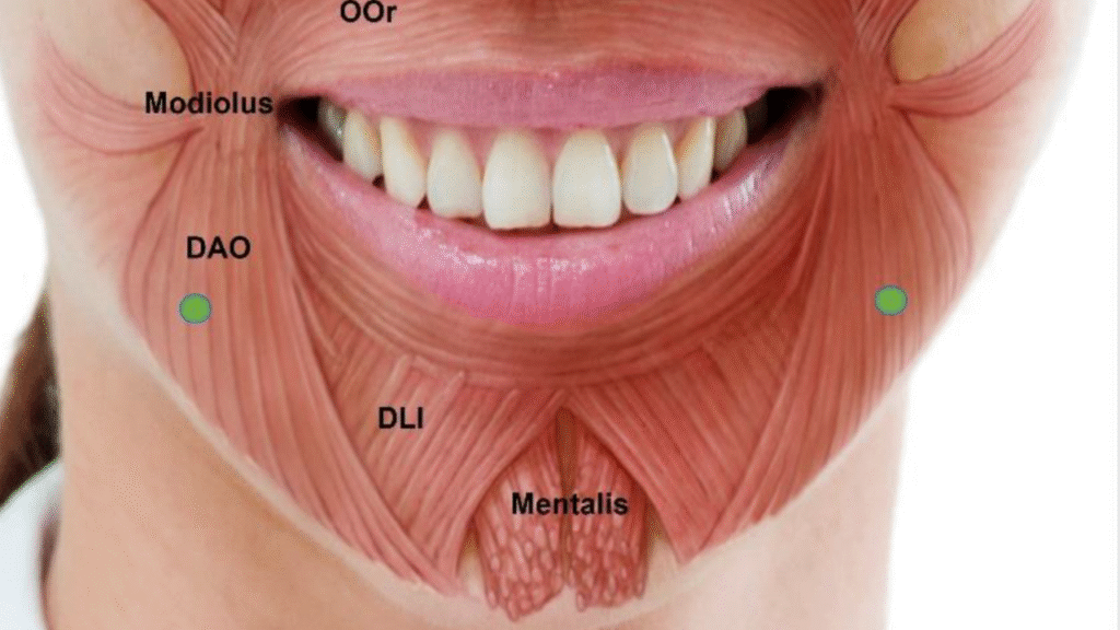 Chin Botox injection points​