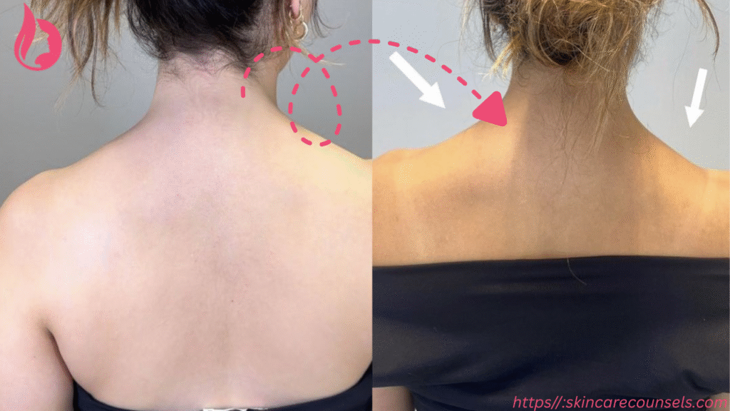 trap botox before and after