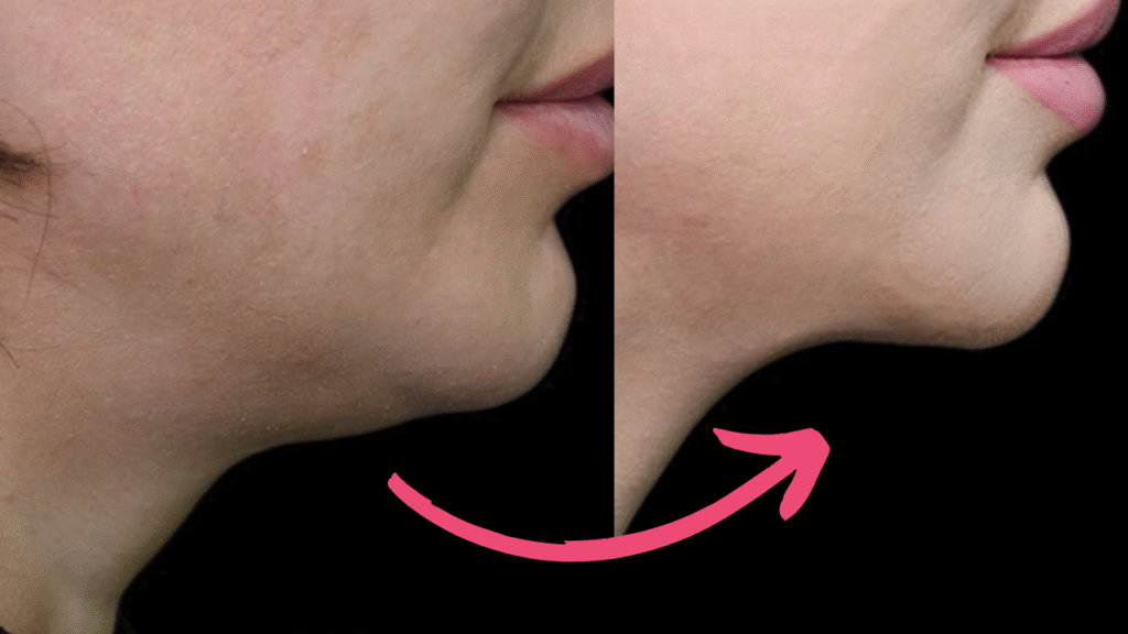 double chin botox before and after​